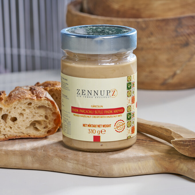 FIKDIK PARÇACIKLI SÜTLÜ FINDIK KREMASI - 310 gr - 2