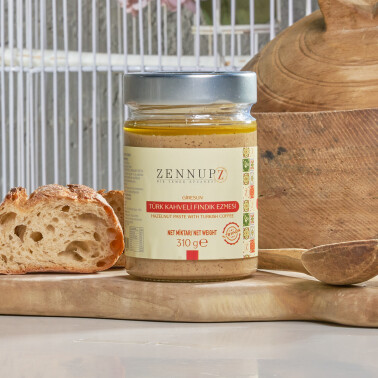 TÜRK KAHVELİ FINDIK EZMESİ - 310 gr - Zennup1844
